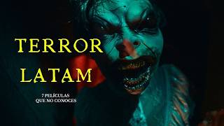 7 PELÍCULAS DE TERROR ACTUALES NO TAN CONOCIDAS LATAM 1 [upl. by Gaston]