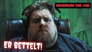 Drachenlord Vlog 086 ja ich Bettel und VeganerKiMetzger Reaction [upl. by Kcirdle]