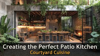 Embracing Rustic Elegance Wooden Kitchen in Patio Paradise [upl. by Tasiana496]