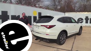 etrailer  How to Set Up Your DrawTite MaxFrame Trailer Hitch Receiver on a 2022 Acura MDX [upl. by Seek556]