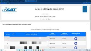 Tutorial para dar de baja a Perito Contador o Auditor de una entidad [upl. by Noicpesnoc]