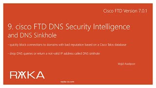 9 cisco FTD DNS Security Intelligence DNS Sinkhole [upl. by Win]