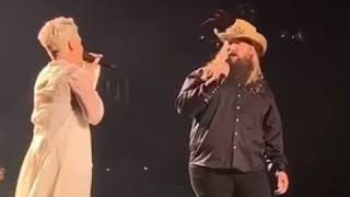 Pink live “love me anyway” with Chris Stapleton Madison square garden 52119 [upl. by Adyaj]