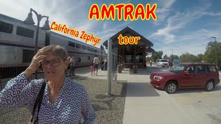 Amtrak Roomette tour California Zephyr Superliner Train [upl. by Jelsma]