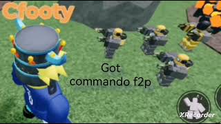 commando roblox tds [upl. by Amargo912]