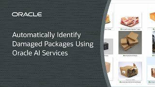 Automatically Identify Damaged Packages Using Oracle AI Services [upl. by Drisko]