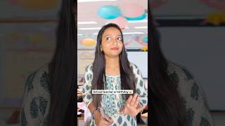 School teacher er birthday 😍 Shorts viral comedy [upl. by Uah639]