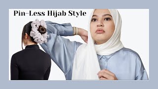 1 Minute Pinless Hijab Tutorial Quick amp Easy [upl. by Christean138]