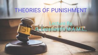 THEORIES OF PUNISHMENT  PENOLOGY  EXPLANATION IN TAMIL [upl. by Eiknarf]