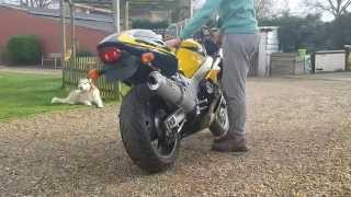 1999 Suzuki gsxr 600 SRAD with Leo Vince exhaust [upl. by Therine600]