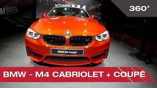 360° BMW M4 cabriolet  coupé  Mondial Auto de Paris 2014 [upl. by Mackenzie304]