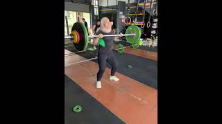 Power Clean PR 21 May 2024  58kg [upl. by Hay]