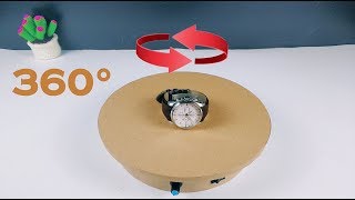 How to make a rotating display stand especially simple DIY [upl. by Hoover]