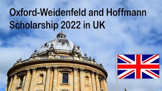 How to apply for WeidenfeldHoffmann Scholarships and Leadership Programme  Study in UK [upl. by Needan]