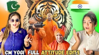 CM YOGI MAHARAJ Full DANGEROUS 🥵ATTITUDE REACTION  CM Yogi AdityanathThug Life 😈🔥 Pak 🇵🇰 Reaction [upl. by Ann327]