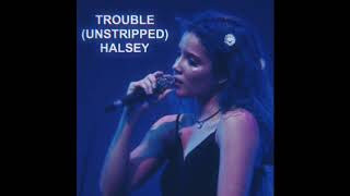 Halsey  Trouble Unstripped HD [upl. by Marcie]