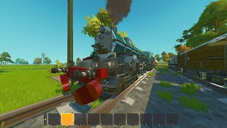 My best locomotive so yet SJ F1200 Scrap Mechanic showcase [upl. by Ereveniug]