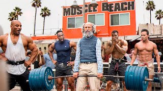 Old Man Powerlifter At Muscle Beach  Anatoly GYM PRANK [upl. by Odyssey697]