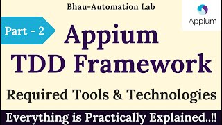 Appium TDD Framework Tutorial Set Up Java Android Studio amp Appium Server  Mobile Automation Testing [upl. by Alie105]