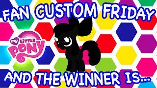 Fan Custom Friday 23  Filly Mini Pony  Custom OC Pony Giveaway FCF by MandaPanda Toy Collector [upl. by Errecart]