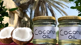 How to make coconut oil at home  Organic Coconut Oil  Coconut oil  Original coconut oil [upl. by Oakie]