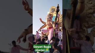 Mumbai girgaon chaupati Ganpati Bappa visarjan 🙏🙏viral short trending bappa mumbaifestival [upl. by Naillig]