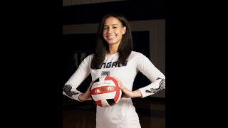 Fallon Gyapongs Varsity High School Volleyball Highlights Video [upl. by Maighdiln]