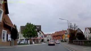 D Lauf adPegnitz Landkreis Nürnberger Land Fahrt durch die Stadt Mai 2014 [upl. by Nairim749]