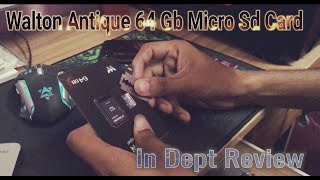 Walton Antique Micro SD Card inDepth Review in Bangla বাংলা [upl. by Naryb]