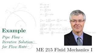 Pipe Flow  Iterative Solution for Flow Rate [upl. by Yetti]