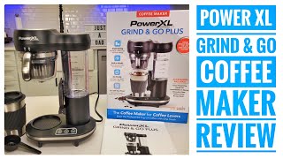 PowerXL Grind and Go Plus Coffee Maker Review [upl. by Wurst]