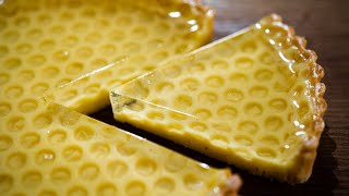 How to make Honeycomb Honey amp Lemon Jelly Tart cake [upl. by Allyn606]