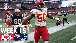 Kansas City Chiefs vs New England Patriots  2023 Week 15 Game Highlights [upl. by Saiasi]