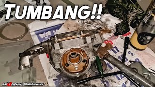 Akhirnya Tumbang  Refresh Mesin Yang KlotokKlotok  Yamaha Vega R New Part 1 [upl. by Fosdick]