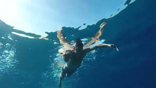 Swim Drills  Sculling in Open Water filmed in the Mediterranean [upl. by Jennifer]