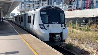 Great Northern 717024 At Finsbury Park From Moorgate To WaltonAtStone [upl. by Reginauld]