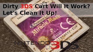 Dirty Nintendo 3DS Cartridge Will It Work Then I Clean It Up [upl. by Dietrich]