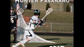 Hunter Fasanaro Lacrosse Sophomore HS 2015 Highlights [upl. by Eniroc]