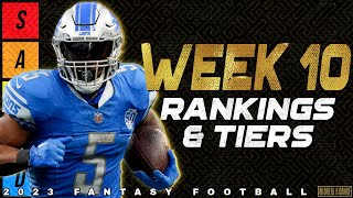 Top 36 Running Back Rankings  Week 10 Fantasy Football [upl. by Massimo]