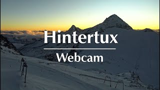 Webcam Hintertux  Ruhige Abendstimmung am Gletscher [upl. by Stefanac]