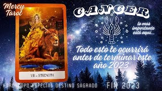 🌟Cancer♋️Algo muy muy bueno se acerca y…🌈Tu Destino antes que termine el 2023✨ cancer tarot new [upl. by Eleirbag]