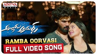 AlluduAdhurs​  Ramba Oorvasi Full Video Song  Bellamkonda Sreenivas  Monal Gajjar  Mangli  DSP [upl. by Yrram]