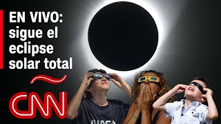 Mira cómo fue el eclipse total solar de 2024 en EEUU México y Canadá [upl. by Retsae]