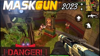 MASKGUN MULTIPLAYER FPS 2023 👺  SHOTGUN GAMEPLAY  SUPER SHOOT 🔥🔥🔥 [upl. by Ahsaeit]