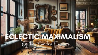 Eclectic Maximalism Interior Design Crafting Curated Elegance [upl. by Eisej]