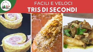 TRIS DI SECONDI FACILI E VELOCI  FoodVlogger [upl. by Aruam871]