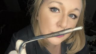 ASMR Cranial Nerve Exam  Whisper  Pen Light  Gloves  Personal Attention [upl. by Ahsaret]