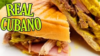 Sandwich CUBANO original en 5 minutosComo hacer un SÁNDWICH CUBANO receta [upl. by Abdel]