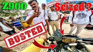 Z900 seize ayyindi 😭  Loud exhaust😱  telugu motovlogs  benhurrider46 [upl. by Bartholomeo109]