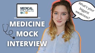 MEDICINE MOCK INTERVIEW  Answering common questions [upl. by Pearlstein]